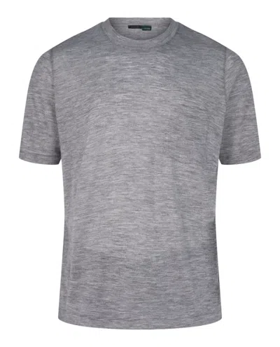Slowear Zanone Slim-fit Crewneck T-shirt In Gray