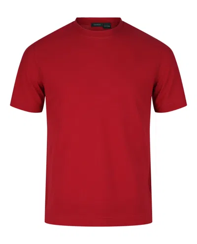 Slowear Zanone Slim-fit Crewneck T-shirt In Red