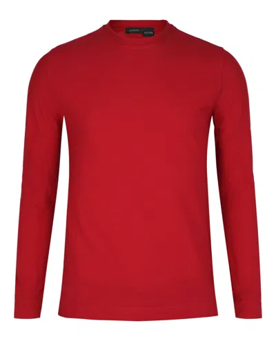 Slowear Zanone Slim-fit Long-sleeve T-shirt In Red
