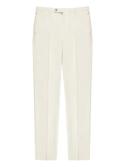 Slowear Zip Fly Regular Trousers In White