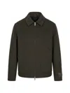 Slowear Zip-up Patch-pocket Jacket In Brown