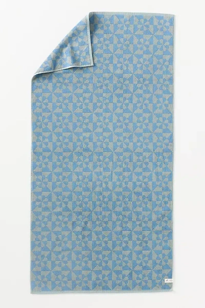 Slowtide Bex Bath Towel In Blue