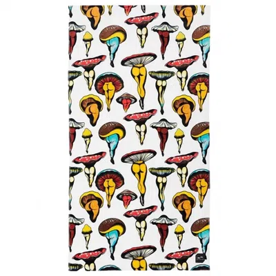 Slowtide Cecilia Fleece Blanket In White In Multi