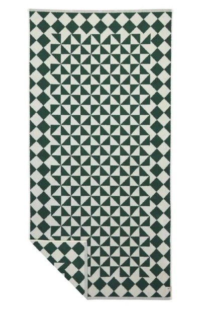 Slowtide Gatsby Bath Towel In Green