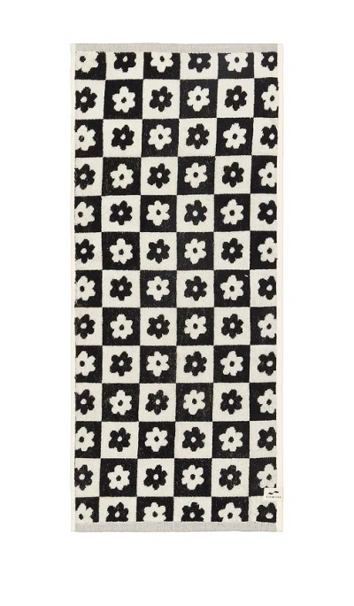 Slowtide Gigi Hand Towel In Black