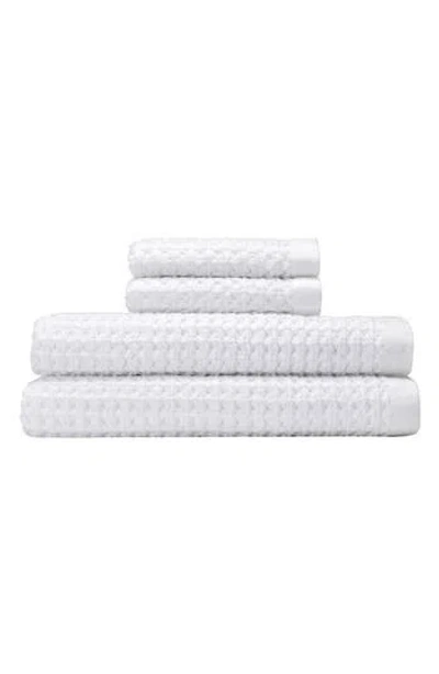 Slowtide Guild 4-piece Towel Set In White