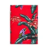 Slowtide Hoffman Jungle Birds Printed Beach Towel In Red