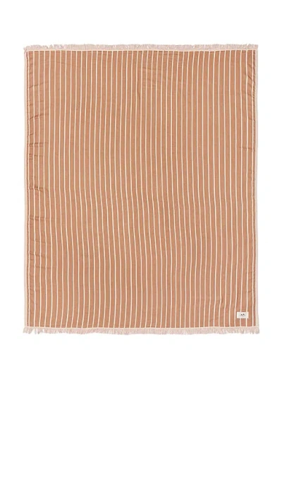Slowtide Koko Driftweave Blanket In Brown