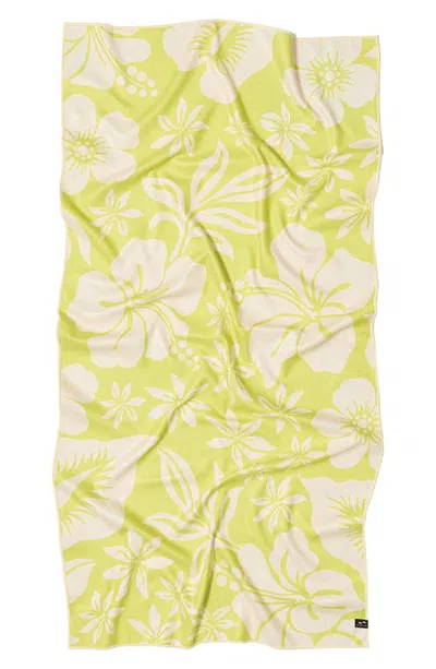 Slowtide Lana Performance Quick-dry Beach Towel In Moss