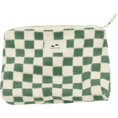 Slowtide Mate Terry Pouch In Sage