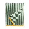 Slowtide Out Of Office Beach Towel In Kale Green