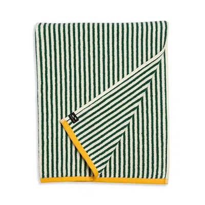 Slowtide Out Of Office Beach Towel In Kale Green