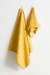 Slowtide Sad/happy Bath Towel In Yellow At Urban Outfitters