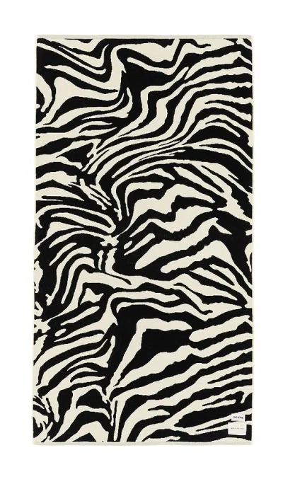 Slowtide Skatie Zebra Towel In Multi