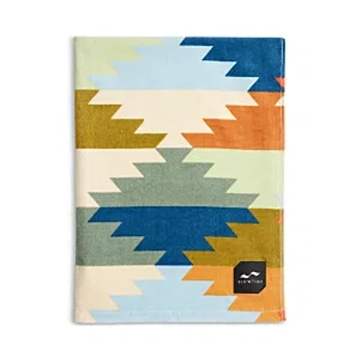 Slowtide Stacked Printed Beach Towel In Brush