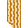 Slowtide Stripe Beach Towel In Brown