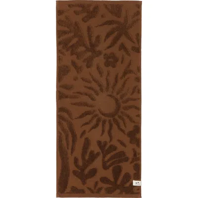 Slowtide Sunny Sculpted Hand Towel In Toast