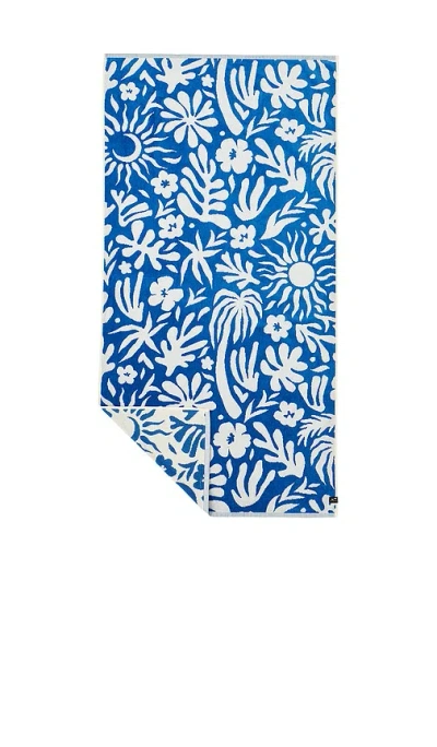 Slowtide Sunny Towel In Dusty Blue