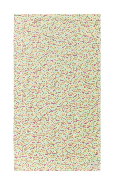 Slowtide Sweet Okole Beach Towel In Green