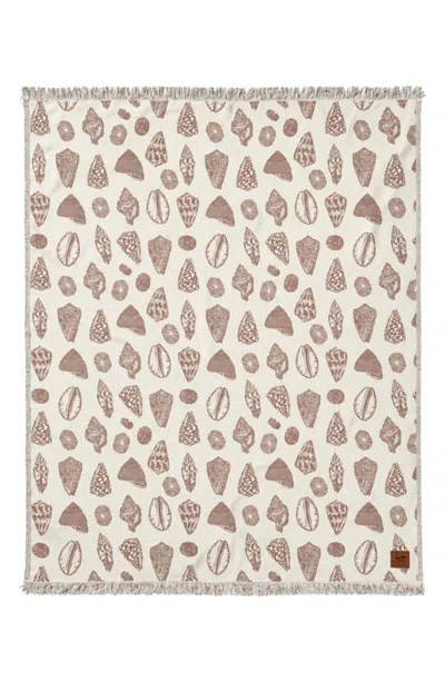 Slowtide Treasures Driftweave Blanket In Cream