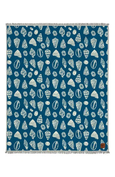 Slowtide Treasures Driftweave Blanket In Saltwater