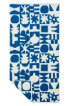 Slowtide Upton Bath Towel In Blue