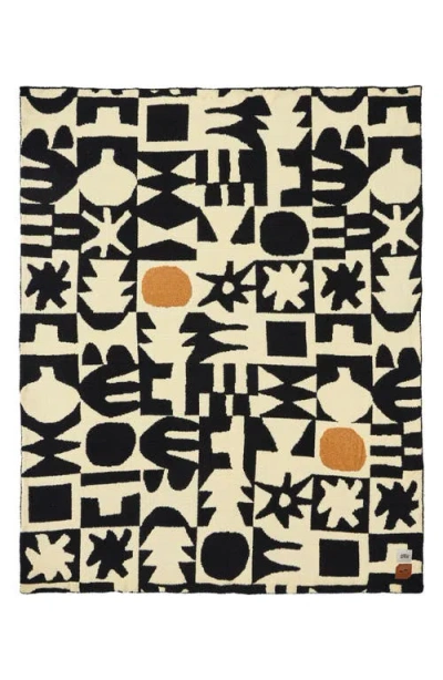 Slowtide Upton Cozy Knit Throw Blanket In Black