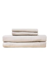 Slumber Cloud Performance Linen Blend Sheet Set In Brown