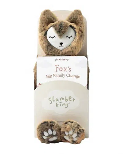 Slumberkins Fox's Big Family Change In Brown