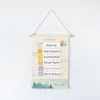 Slumberkins Kid's Routines Visual Schedule In Pattern In Multi