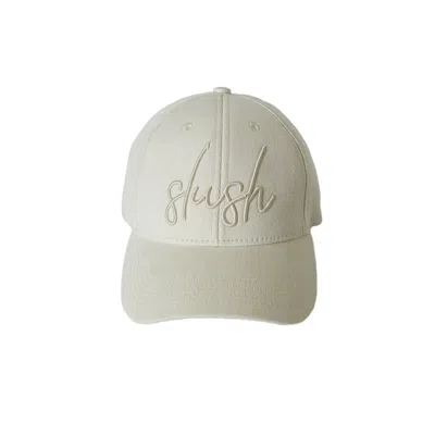 Slush Jobs Women's White Ecru Cap