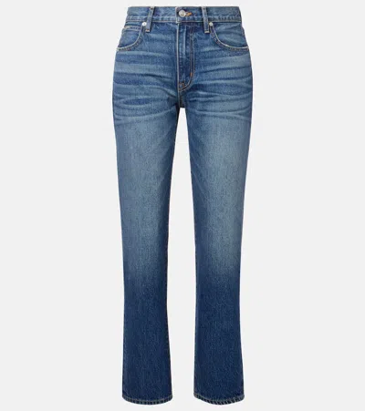Slvrlake Amber Mid-rise Slim Jeans In Blue