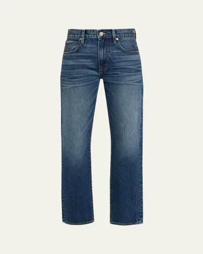 Slvrlake Amber Mid-rise Slim Jeans In Blue