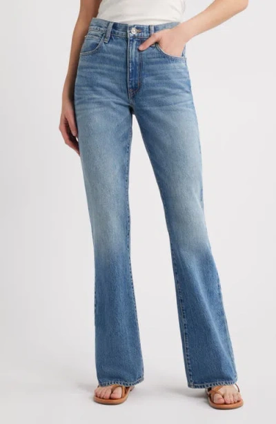 Slvrlake Anita High Waist Flare Jeans In Satisfied Mind