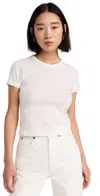 Slvrlake Baby Tee In Natural Wh