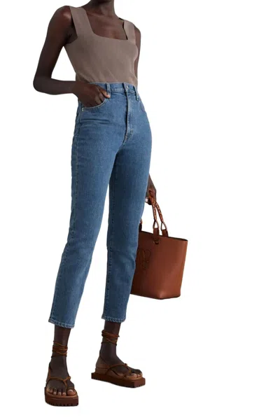 Slvrlake Beatnik Ankle Jean In Forever Blue