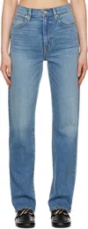 Slvrlake Belt Loop Jeans In Blue