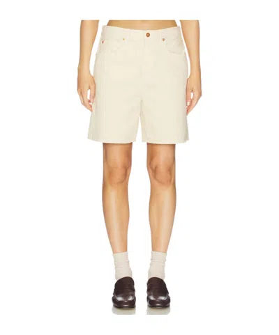 Slvrlake Belt Loop Shorts In White