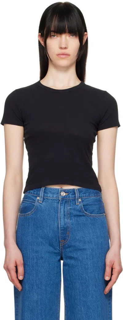 Slvrlake Black Baby T-shirt In Raven