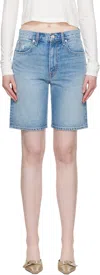 Slvrlake Blue Bermuda Denim Shorts