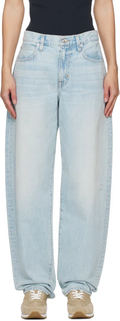 Slvrlake Blue Ella Jeans In Love Song Blue