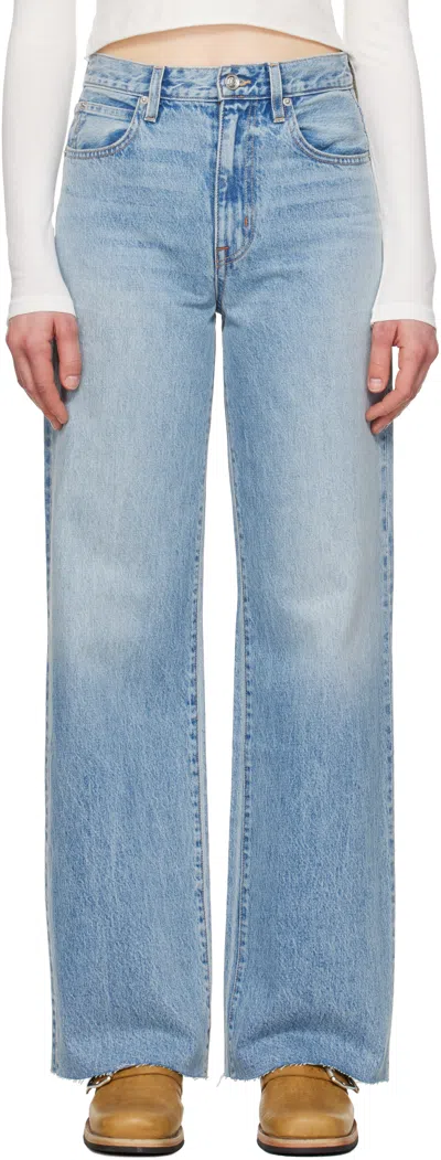 Slvrlake Blue Grace Jeans In Feel The Love Blue