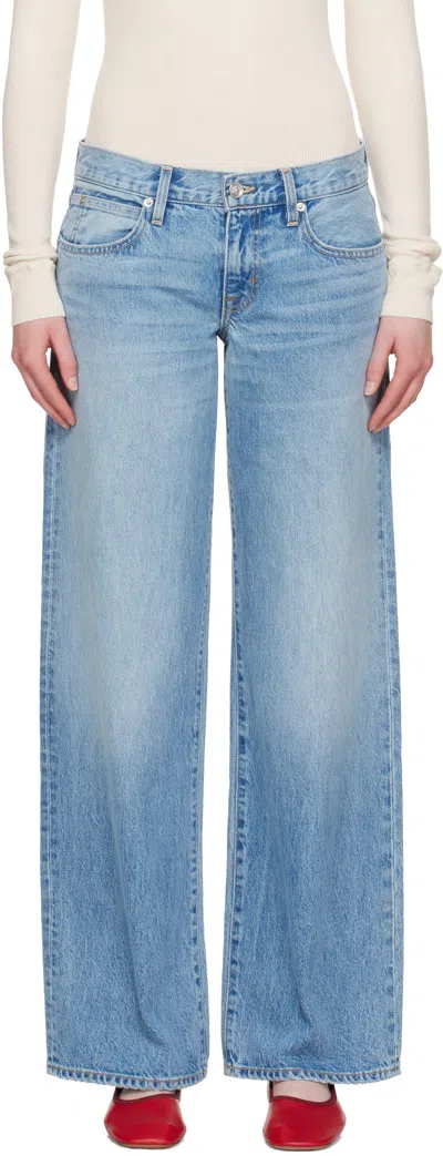 Slvrlake Blue Lexi Jeans In Gold