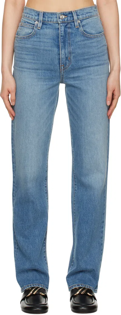 Slvrlake Blue London Jeans In Wandering Spirit Blu