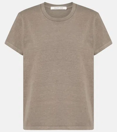 Slvrlake Boy Cotton Jersey T-shirt In Brown