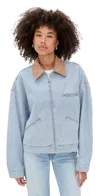 Slvrlake Camden Jacket Mirror Lake In Blue