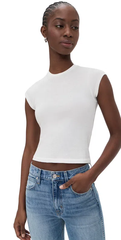 Slvrlake Cap Sleeve Tee Natural White