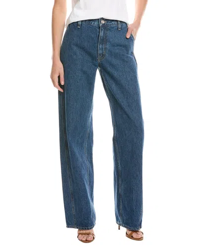 Slvrlake Cassie Chino Forbidden Love Wide Leg Jean In Blue