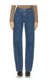 Slvrlake Cassie Chino Wide Leg Jeans In Blue