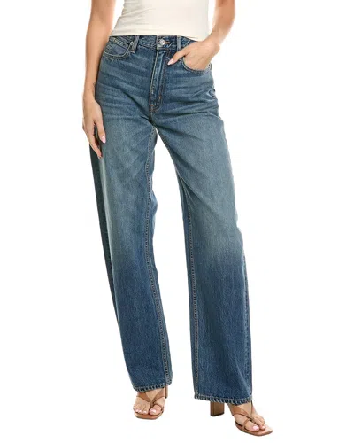 Slvrlake Cassie Diamond In The Rough Wide Leg Jean In Blue